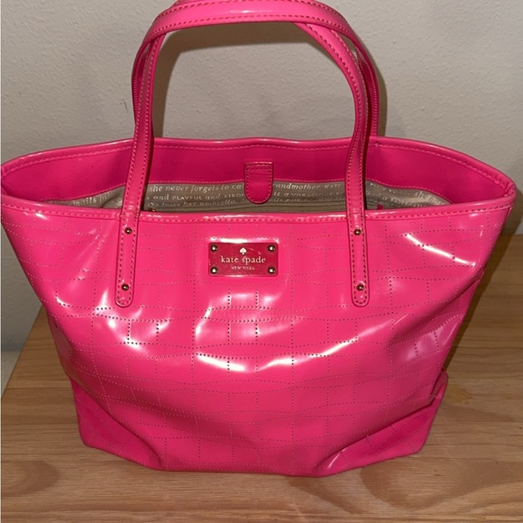 Kate Spade Neon Pink Tote - Picture 10 of 10